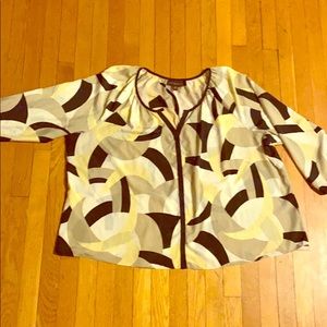 Plus size multicolor blouse